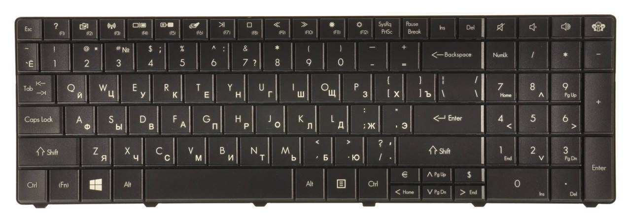 Клавіатура для ноутбука Packard Bell EasyNote TE11 LE11 TE69 series NK.I1713.048 MP-09G33SU-442W, Черный
Клавіатура для ноутбука Packard Bell EasyNote TE11 LE11 TE69 series NK.I1713.048 MP-09G33SU-442W, Черный