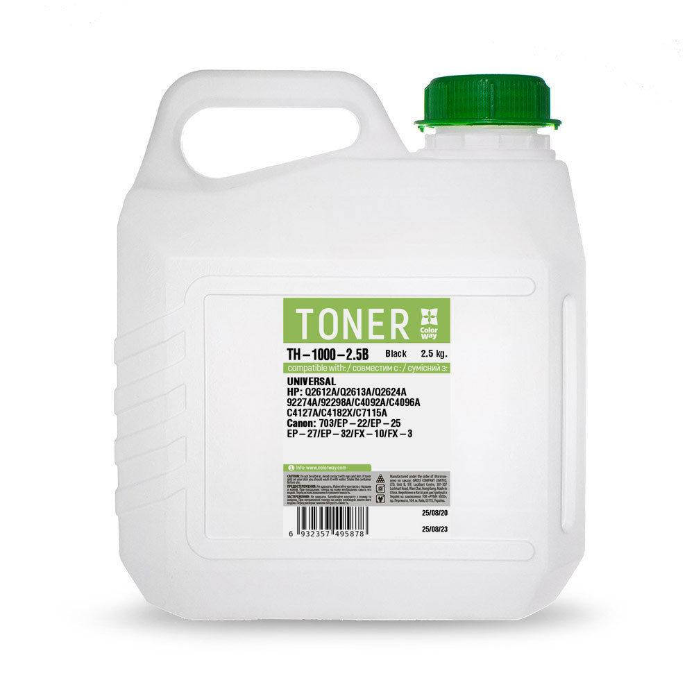 Тонер для HP LJ 1000/1010/1200/2100/AX (2.5 кг) TH-1000-2.5B ColorWay
Тонер для HP LJ 1000/1010/1200/2100/AX (2.5 кг) TH-1000-2.5B ColorWay