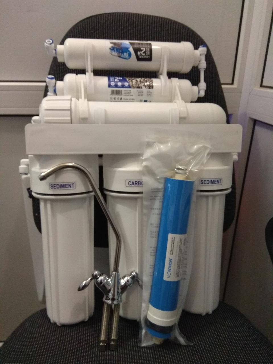 6-ступ осмос (Польша) с минерализатором Green Filter (Грин Филтер) 
6-ступ осмос (Польша) с минерализатором Green Filter (Грин Филтер)