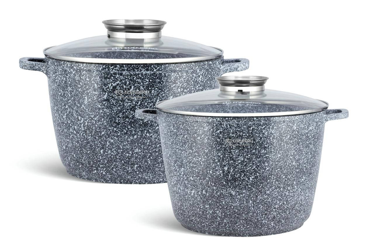 Набор казанов-кастрюль (6л, 10л) с гранитным покрытием Edenberg EB-8045, Серый
Набор казанов-кастрюль (6л, 10л) с гранитным покрытием Edenberg EB-8045, Серый