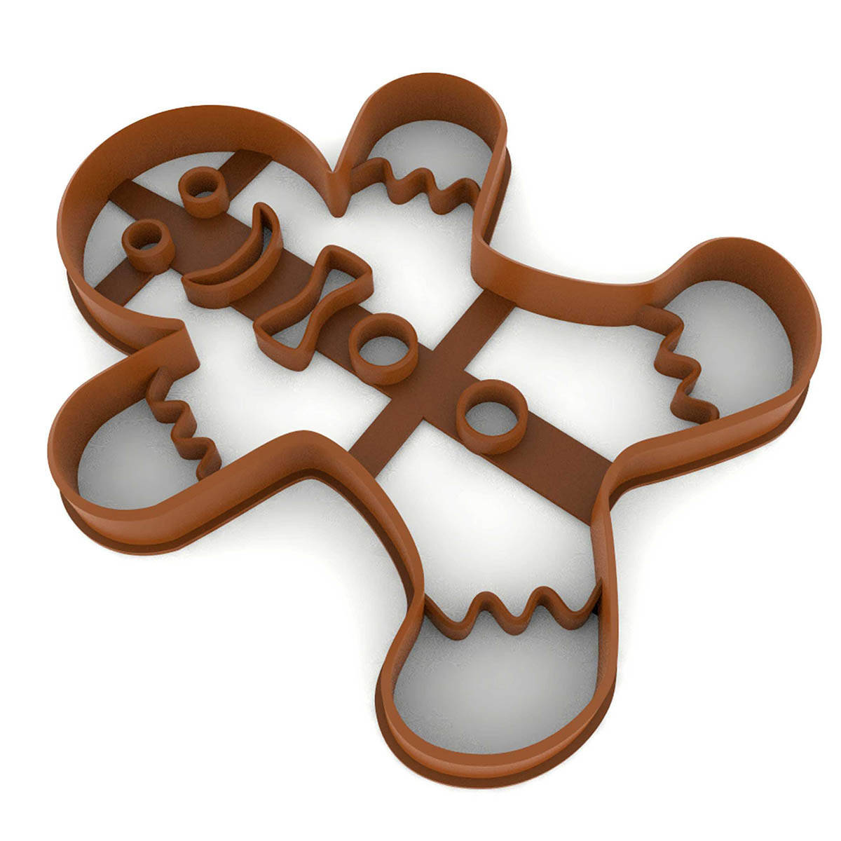 Вырубка для пряников Пряничный человечек 10*8,3 см (3D) 
Вырубка для пряников Пряничный человечек 10*8,3 см (3D)