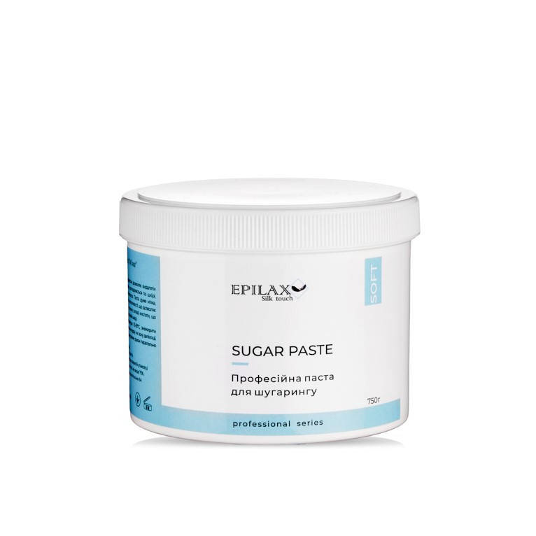 Сахарная паста для шугаринга TM Epilax линейка Professional плотность Soft (мягкая) беcкислотная 750г
Сахарная паста для шугаринга TM Epilax линейка Professional плотность Soft (мягкая) беcкислотная 750г