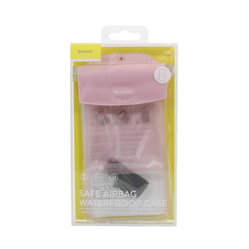 Водонепроницаемый чехол Baseus Safe Airbag Waterproof Case Pink на смартфон для подводной съемки, Розовый
Водонепроницаемый чехол Baseus Safe Airbag Waterproof Case Pink на смартфон для подводной съемки, Розовый