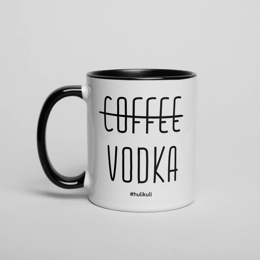 Чашка черно-белая с надписью "Coffee - Vodka", 330 мл подарочная, керамическая, Белый
Чашка черно-белая с надписью "Coffee - Vodka", 330 мл подарочная, керамическая, Белый