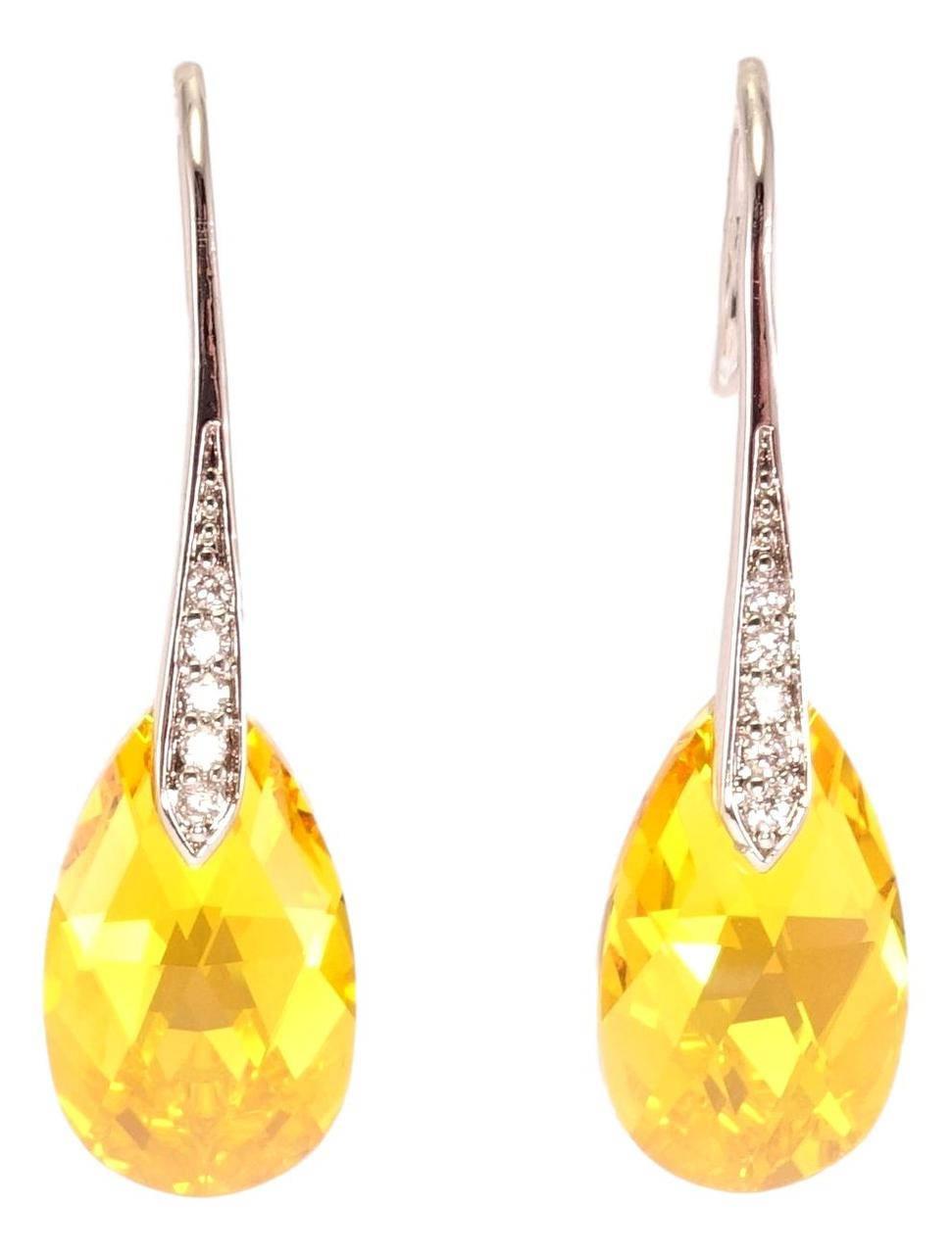 Серьги Xuping Родий с кристаллами Swarovski французский замок "Грушевидные кристаллы Buttercup на длинных
Серьги Xuping Родий с кристаллами Swarovski французский замок "Грушевидные кристаллы Buttercup на длинных