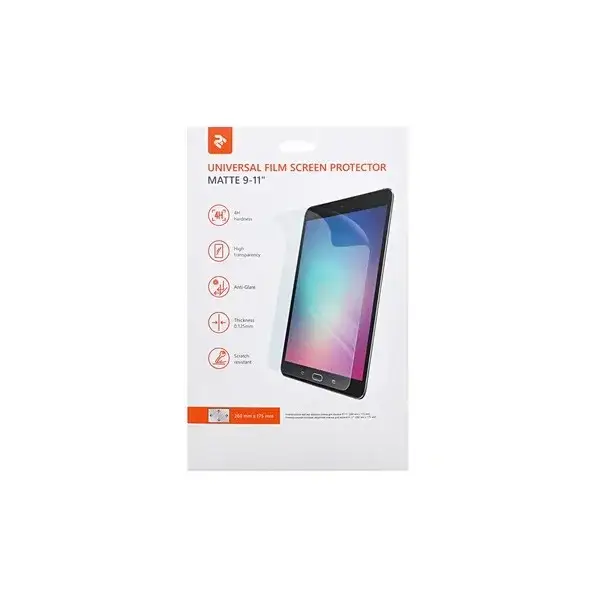 Защитная пленка универсальная 9-11" матовая 2E
Защитная пленка универсальная 9-11" матовая 2E