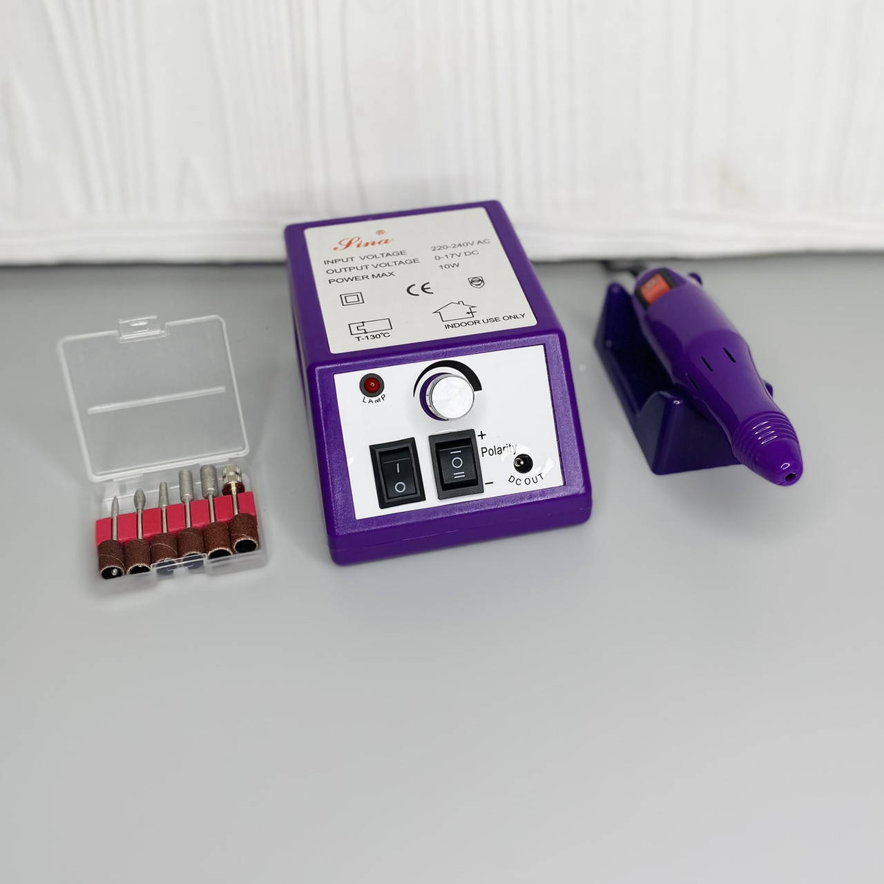 Фрезер Lina Mercedes 2000 20000 оборотов Nail Drill для маникюра и педикюра, Фиолетовый
Фрезер Lina Mercedes 2000 20000 оборотов Nail Drill для маникюра и педикюра, Фиолетовый