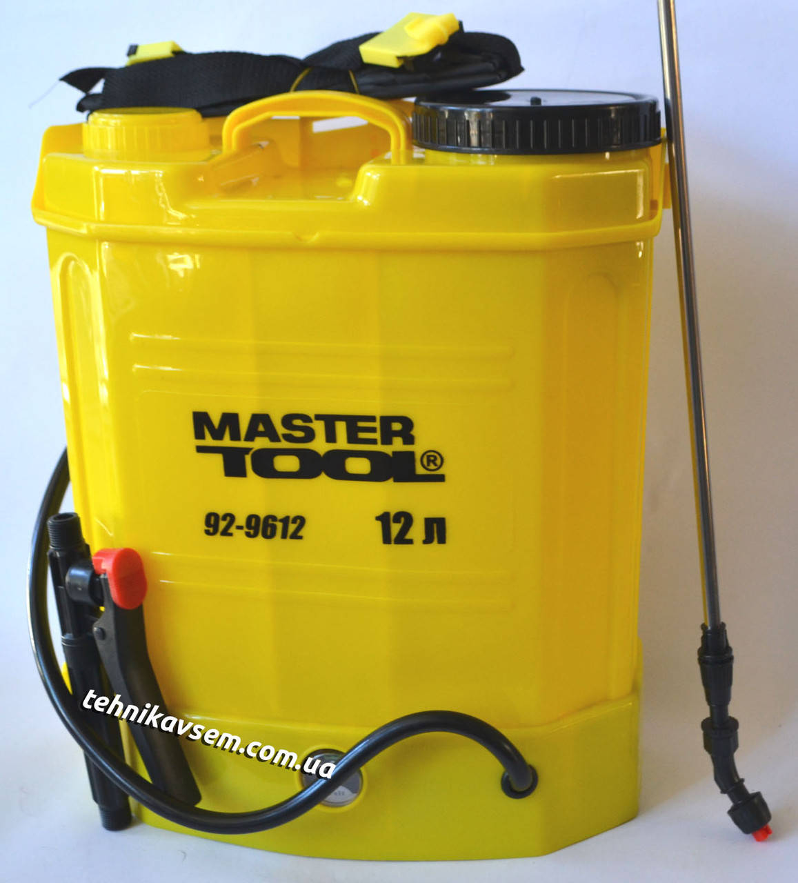 Опрыскиватель аккумуляторный 12л Masrtertool 92-9612, Желтый 
Опрыскиватель аккумуляторный 12л Masrtertool 92-9612, Желтый