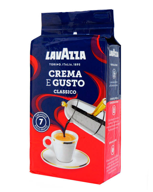 Кофе молотый Lavazza Crema e Gusto Classico, 250 г (30/70)
Кофе молотый Lavazza Crema e Gusto Classico, 250 г (30/70)