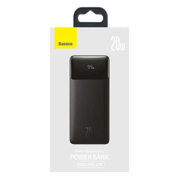 УМБ BASEUS Bipow Digital Display Power bank 20000mAh 2 USB Type-C PD QC 20W 3A Павербанк, Портативная батарея
УМБ BASEUS Bipow Digital Display Power bank 20000mAh 2 USB Type-C PD QC 20W 3A Павербанк, Портативная батарея