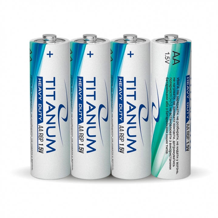 Батарейки AA пальчиковые 1.5 V солевые Titanum R6P heavy duty 850 мА/час для игрушек пульт часы фонарик
Батарейки AA пальчиковые 1.5 V солевые Titanum R6P heavy duty 850 мА/час для игрушек пульт часы фонарик