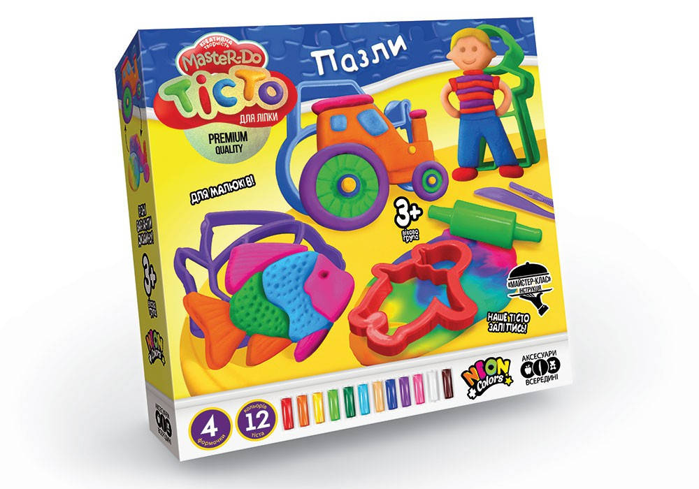 Тесто для лепки Master Do Пазлы Danko Toys TMD-11-01U креатив формочки скалка стеки детское творчество детям
Тесто для лепки Master Do Пазлы Danko Toys TMD-11-01U креатив формочки скалка стеки детское творчество детям