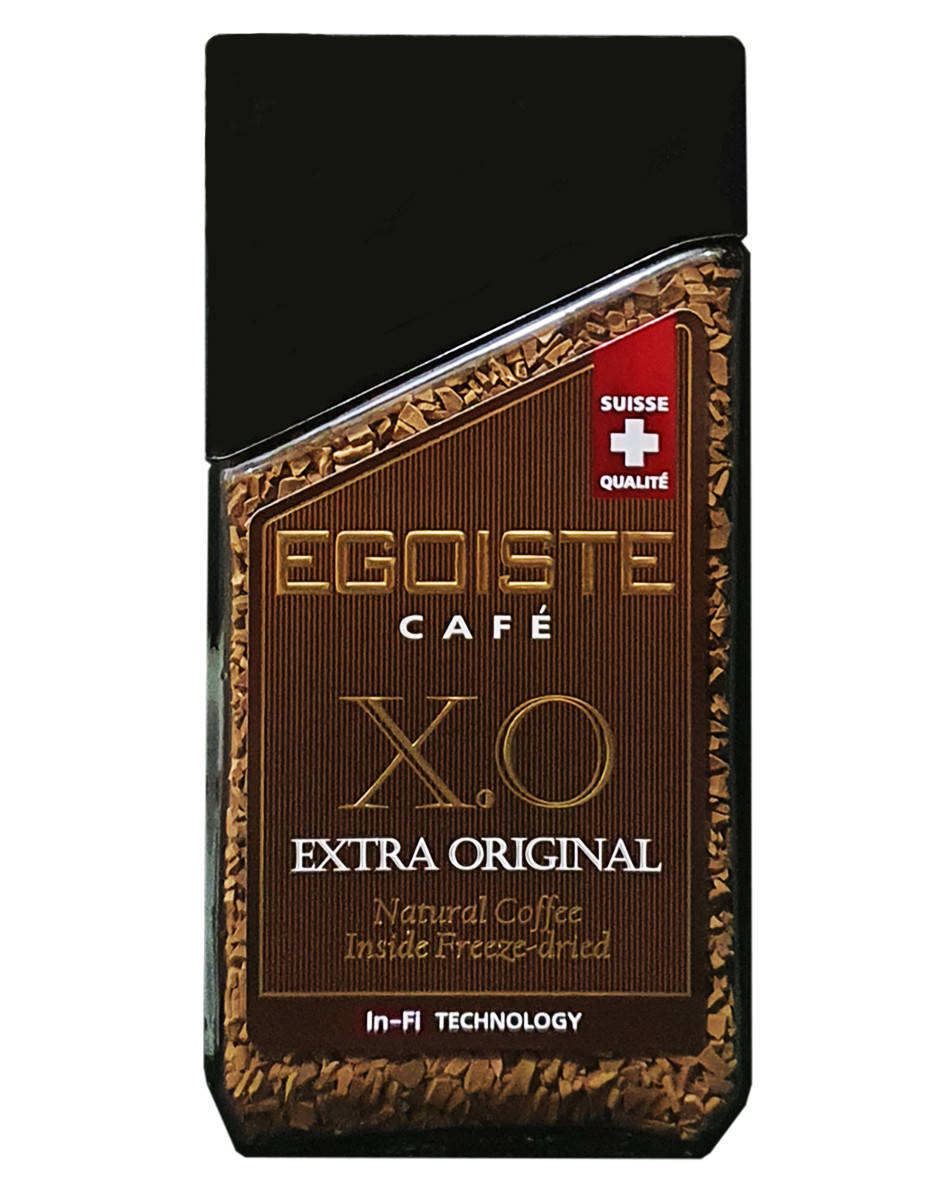 Кофе растворимый с добавлением молотого Egoiste X.O Extra Original 100 г в стеклянной банке (417)
Кофе растворимый с добавлением молотого Egoiste X.O Extra Original 100 г в стеклянной банке (417)