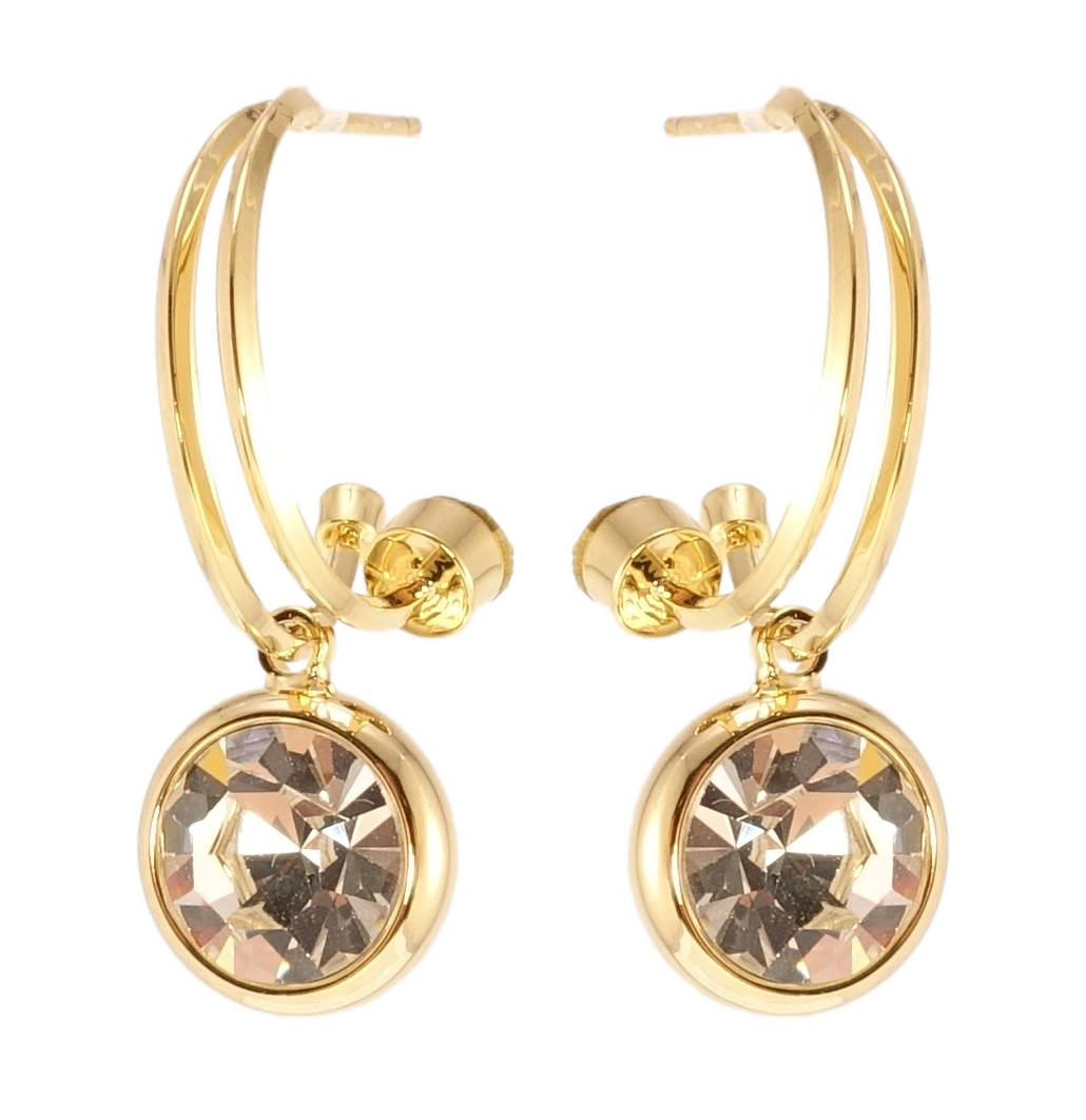 Серьги Xuping QQMM Позолота 14K игла серебро 925 гвоздики (пусеты) "Кристаллы на дужках"
Серьги Xuping QQMM Позолота 14K игла серебро 925 гвоздики (пусеты) "Кристаллы на дужках"