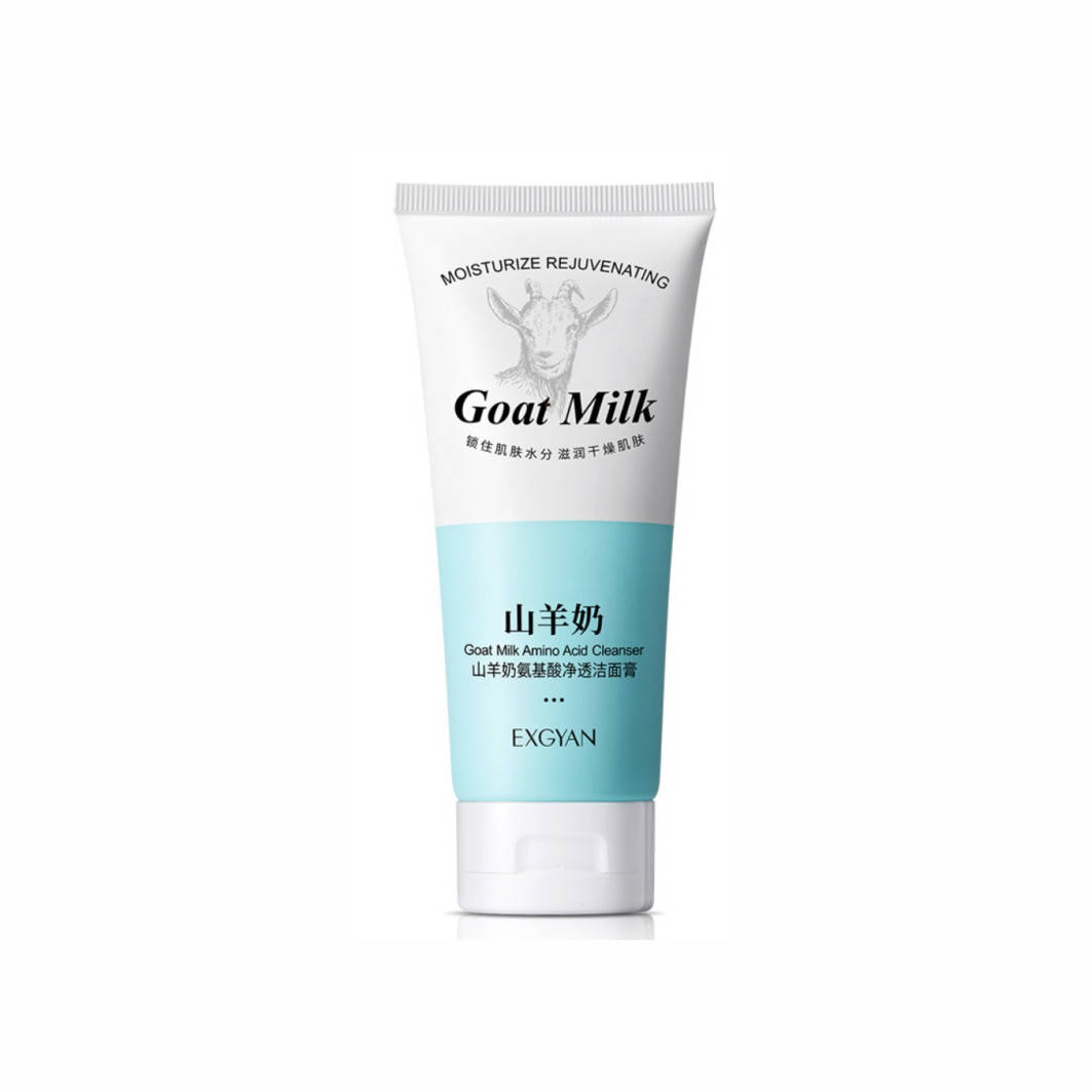 Омолаживающая пенка для умывания с экстрактом козьего молока Exgyan Goat Milk Amino Acid Cleanser
Омолаживающая пенка для умывания с экстрактом козьего молока Exgyan Goat Milk Amino Acid Cleanser