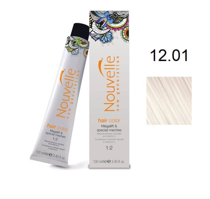 Краска для волос Nouvelle Hair Color 12.01 ультрасветлый блондин плюс с пепельным оттенком 100 мл
Краска для волос Nouvelle Hair Color 12.01 ультрасветлый блондин плюс с пепельным оттенком 100 мл