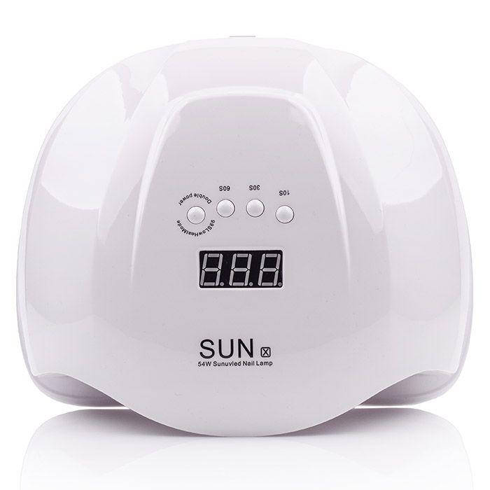 Профессиональная UV/LED лампа SUN X для сушки гель-лака, 54 Вт., Белый 
Профессиональная UV/LED лампа SUN X для сушки гель-лака, 54 Вт., Белый