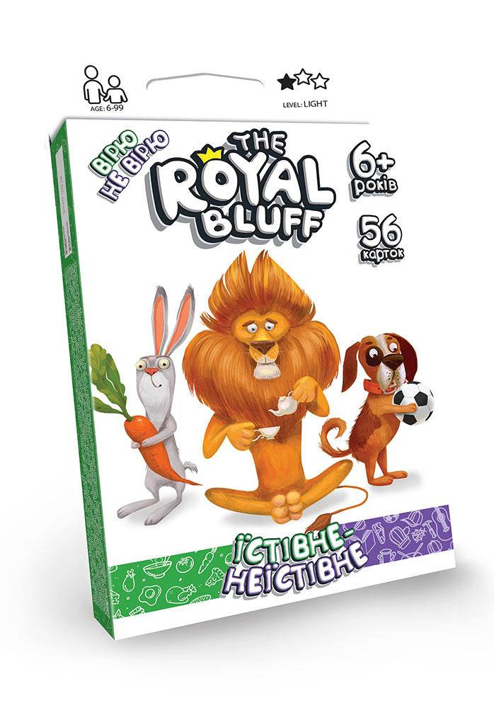 Развивающая настольная игра The Royal Bluff (укр) съедобное-несъедобное Danko Toys RBL-02-01U для всей семьи
Развивающая настольная игра The Royal Bluff (укр) съедобное-несъедобное Danko Toys RBL-02-01U для всей семьи
