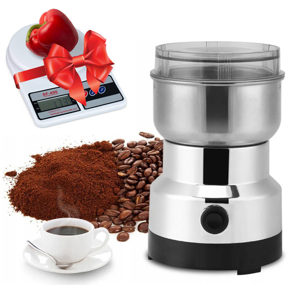 Кофемолка электрическая Nima NM8300 из нержавеющей стали, роторная + ПОДАРОК Электронные кухонные весы!
Кофемолка электрическая Nima NM8300 из нержавеющей стали, роторная + ПОДАРОК Электронные кухонные весы!
