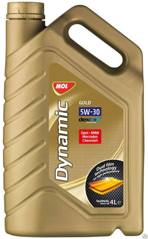 Масло MOL Dynamic Gold 5W-30 4 л 
Масло MOL Dynamic Gold 5W-30 4 л