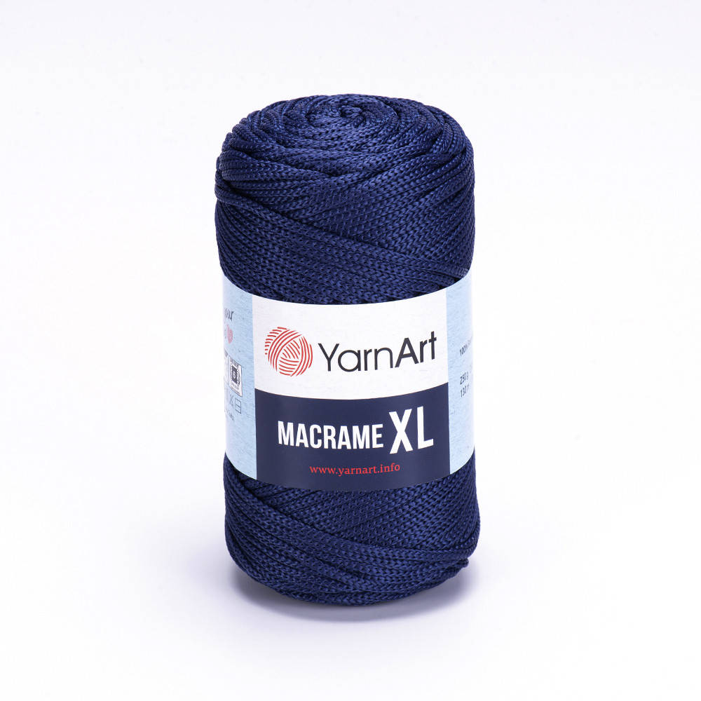 Yarnart Macrame XL (Ярн Арт Макраме XL) № 162 темно-синий (Пряжа для вязания, нитки для макраме)
Yarnart Macrame XL (Ярн Арт Макраме XL) № 162 темно-синий (Пряжа для вязания, нитки для макраме)