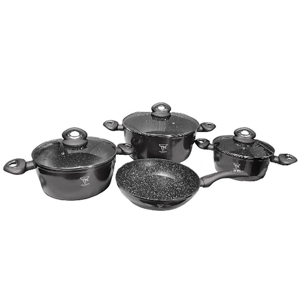 Набор кастрюль с гранитным мраморным покрытием 7 предметов Top Kitchen Deluxe TK00081 VET-616
Набор кастрюль с гранитным мраморным покрытием 7 предметов Top Kitchen Deluxe TK00081 VET-616