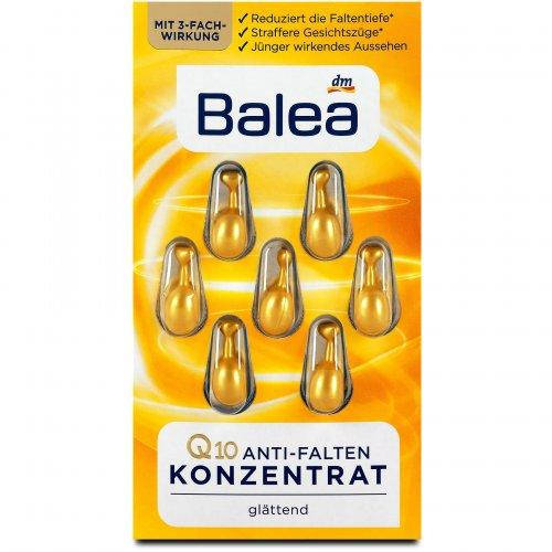 Balea Anti-Falten Konzentrat Q10 Концентрат для лица против морщин с Q10 в капсулах 7 шт.
Balea Anti-Falten Konzentrat Q10 Концентрат для лица против морщин с Q10 в капсулах 7 шт.