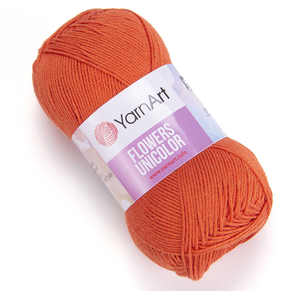 YarnArt Flowers Unicolor (ЯрнАрт Фловерс Униколор) № 761 оранжевый (Пряжа коттон, нитки для вязания)
YarnArt Flowers Unicolor (ЯрнАрт Фловерс Униколор) № 761 оранжевый (Пряжа коттон, нитки для вязания)