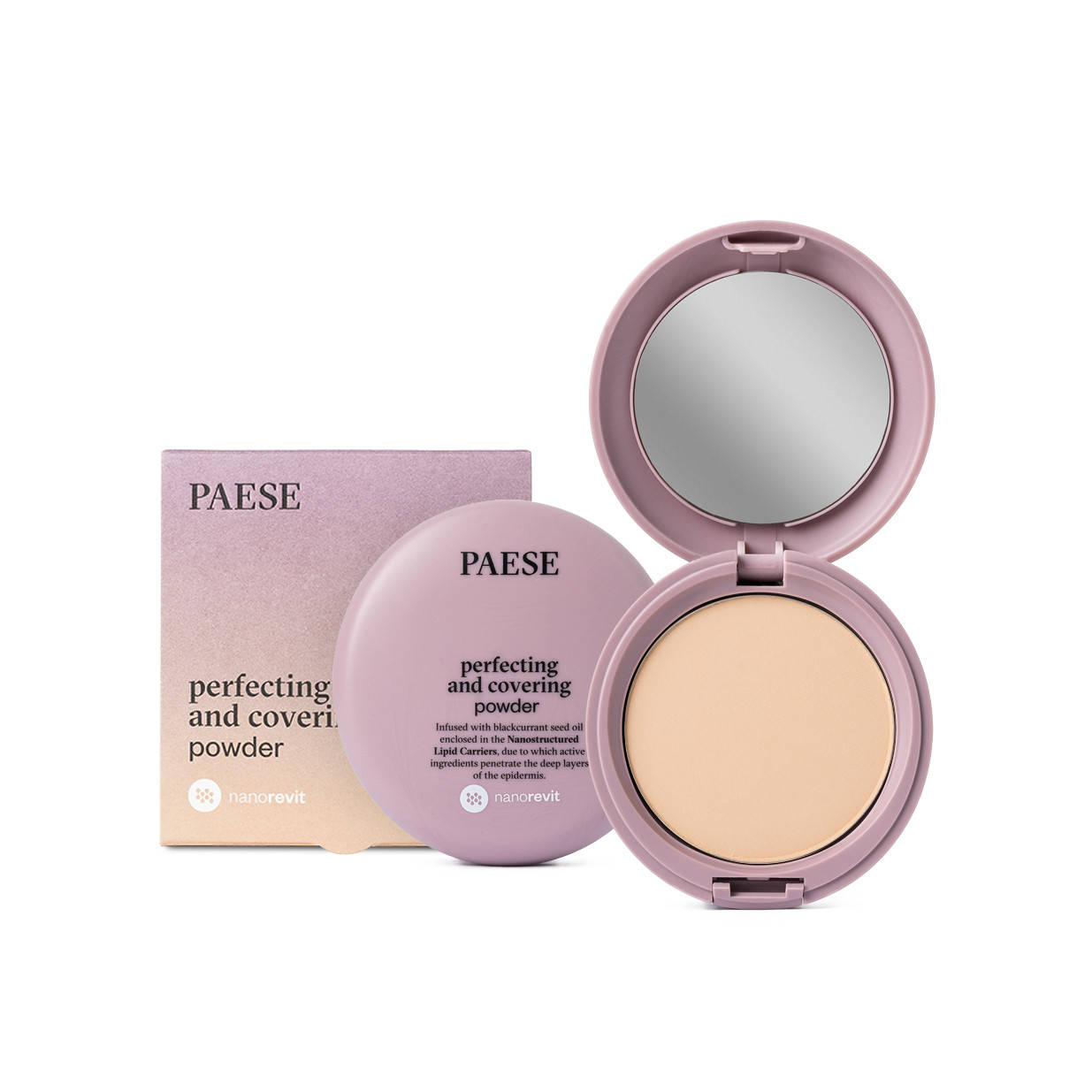 Компактная пудра тонирующая PERFECTING AND COVERING POWDER NANOREVIT PAESE №: (04) warm beige
Компактная пудра тонирующая PERFECTING AND COVERING POWDER NANOREVIT PAESE №: (04) warm beige