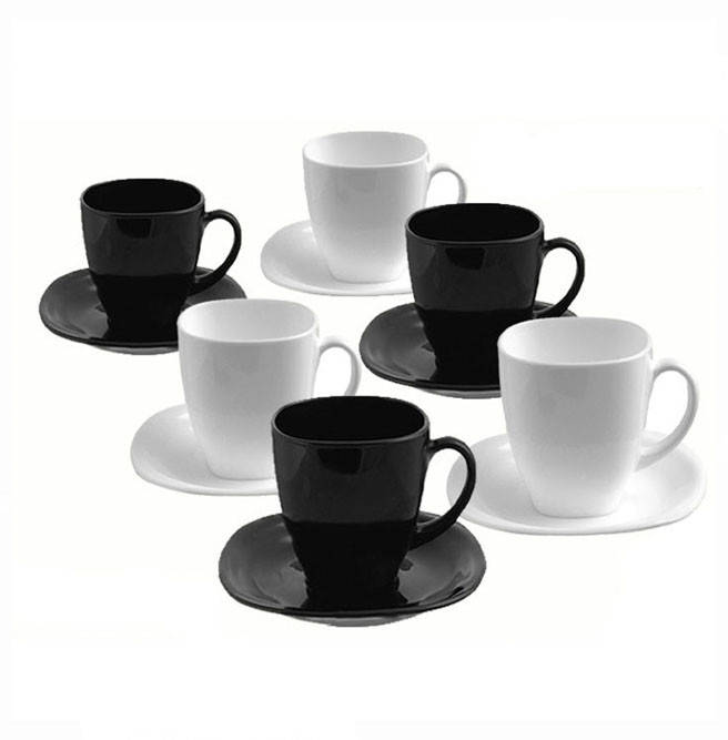 Luminarc D2371 сервиз чайный Carine White&Black чашки с квадратными блюдцами, Разные цвета
Luminarc D2371 сервиз чайный Carine White&Black чашки с квадратными блюдцами, Разные цвета