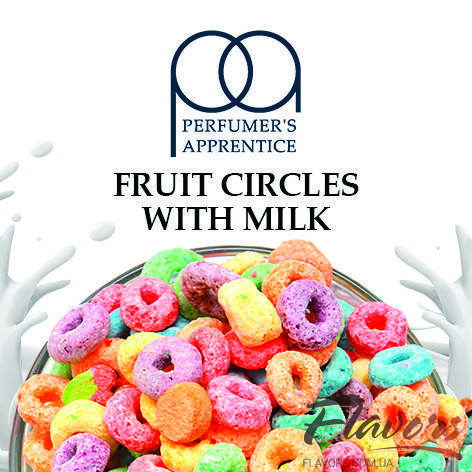 Ароматизатор The perfumer's apprentice TPA Fruit Circles With Milk (Фруктовые колечки с молоком) 30 мл.
Ароматизатор The perfumer's apprentice TPA Fruit Circles With Milk (Фруктовые колечки с молоком) 30 мл.