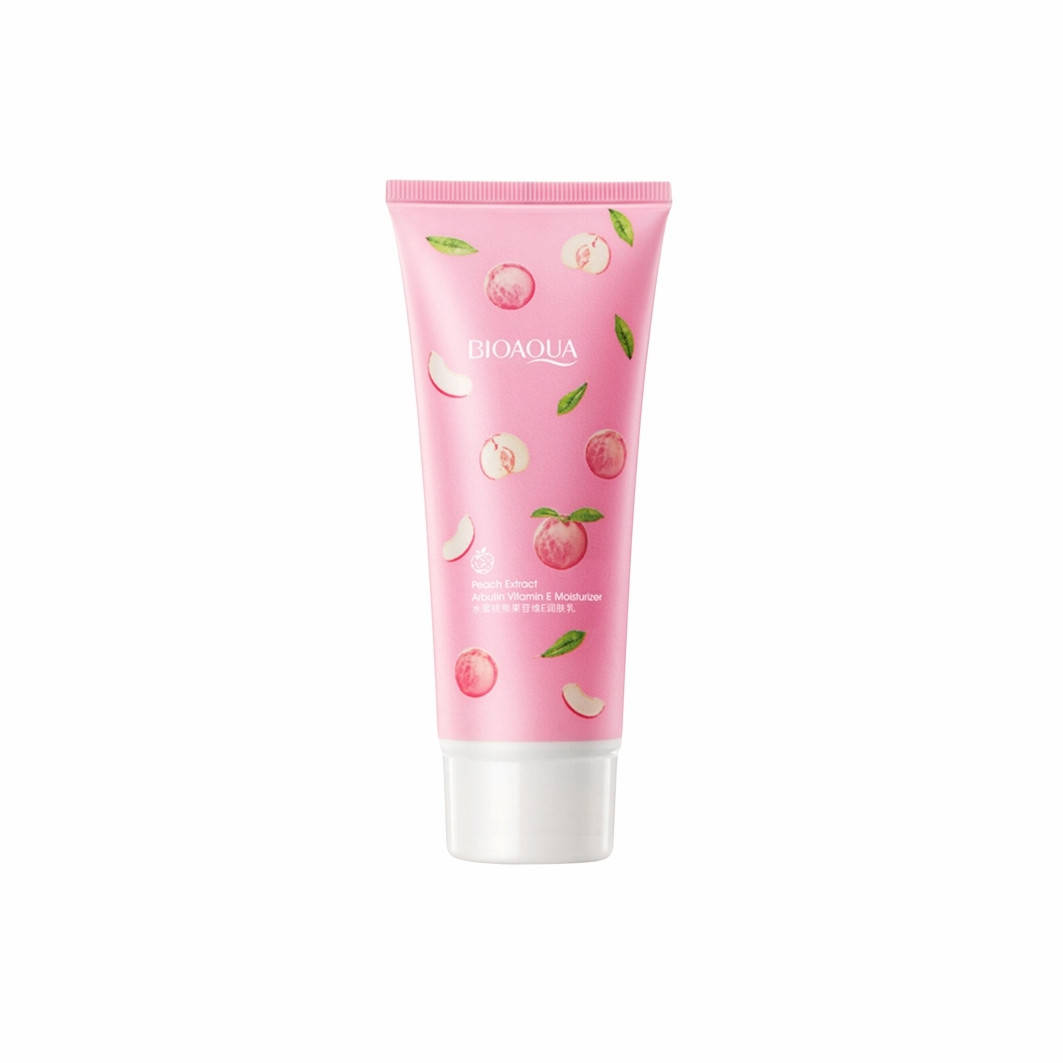 Универсальный крем для тела с экстрактом персика Bioaqua Peach Exstract Arbutin Vitamin E Moisturizer
Универсальный крем для тела с экстрактом персика Bioaqua Peach Exstract Arbutin Vitamin E Moisturizer