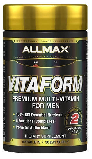 Витамины мужские AllMax Premium Nutrition Vitaform 60 таб. ( США )
Витамины мужские AllMax Premium Nutrition Vitaform 60 таб. ( США )