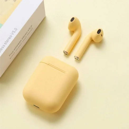 Беспроводные Наушники inPods i12 Macaron TWS Air 2 Желтые с Сенсорным Управлением, Bluetooth 5.0, Желтый
Беспроводные Наушники inPods i12 Macaron TWS Air 2 Желтые с Сенсорным Управлением, Bluetooth 5.0, Желтый
