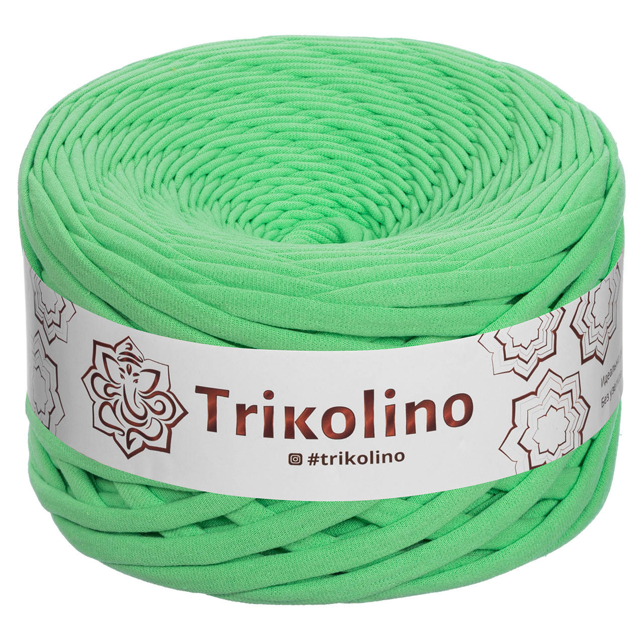Трикотажна пряжа Trikolino, ширина нитки 7-9 мм., довжина мотка 100 м., Яскраво-зелений, Зелёный
Трикотажна пряжа Trikolino, ширина нитки 7-9 мм., довжина мотка 100 м., Яскраво-зелений, Зелёный