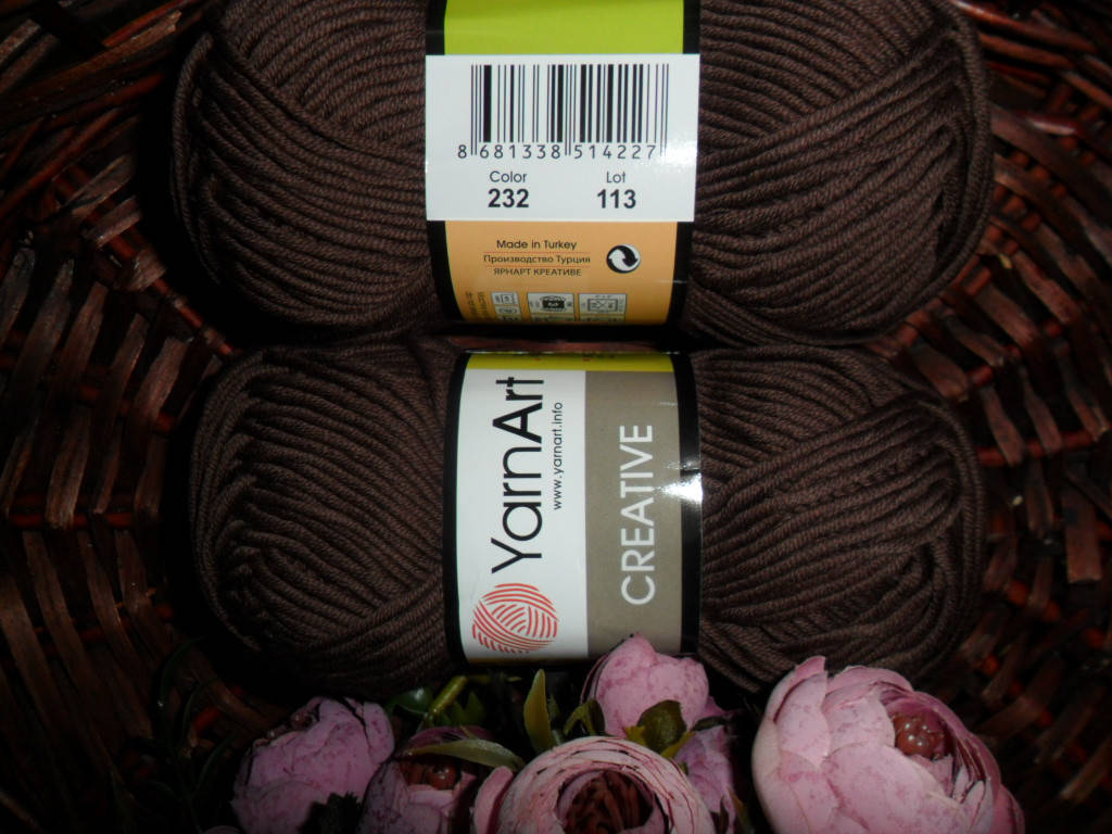 Yarnart Creative (Креатив) 100% хлопок 232
Yarnart Creative (Креатив) 100% хлопок 232