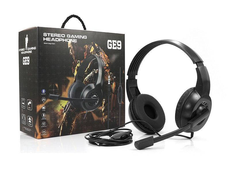 Наушники накладные проводные игровые с микрофоном GE9 60шт 9546
Наушники накладные проводные игровые с микрофоном GE9 60шт 9546