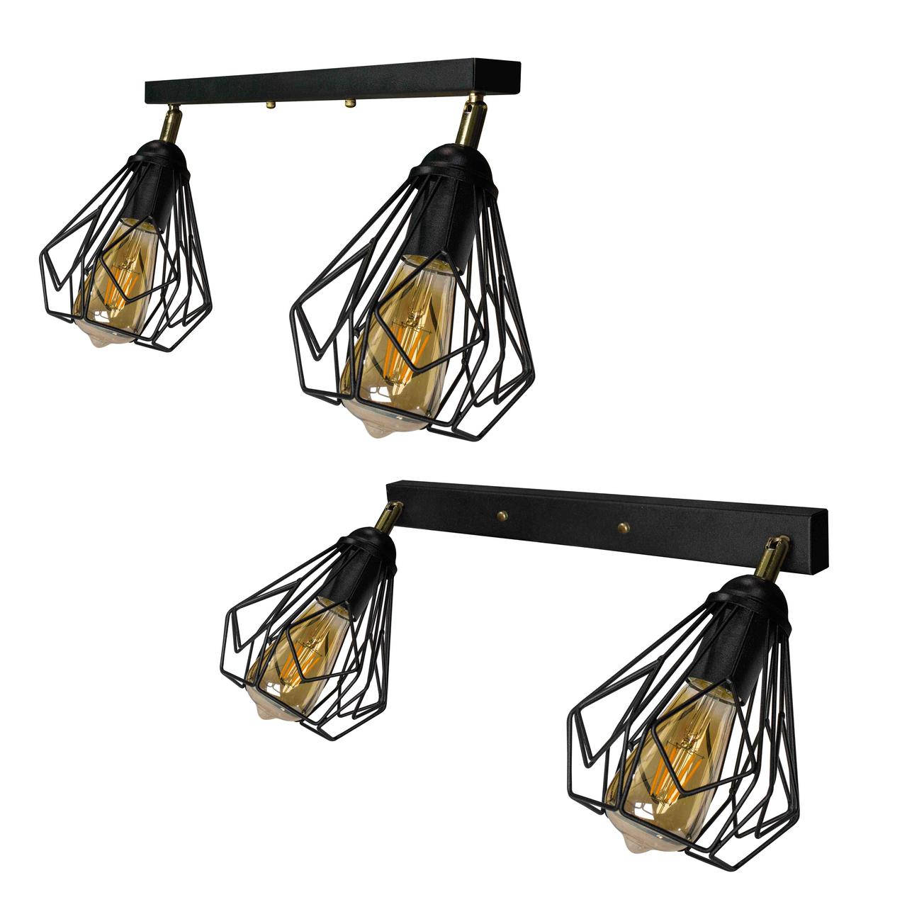 Светильник в стиле лофт с поворотным механизмом 100lamp NL 5381-2 (615623), Черный
Светильник в стиле лофт с поворотным механизмом 100lamp NL 5381-2 (615623), Черный