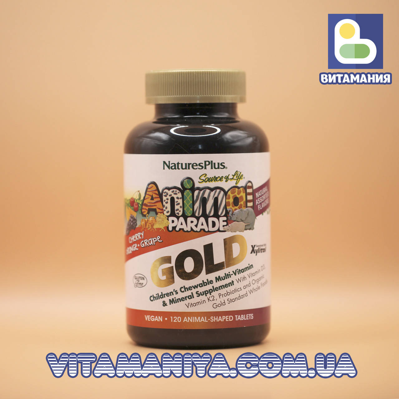 Витамины для детей (Children's Multi-Vitamin), Natures Plus, Animal Parade, вкус ассорти, 120 таб
Витамины для детей (Children's Multi-Vitamin), Natures Plus, Animal Parade, вкус ассорти, 120 таб