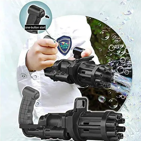 Детский пистолет игрушечный пулемет для мыльных пузырей пистолет Bubble gun Gatling автомат Magnus, Черный
Детский пистолет игрушечный пулемет для мыльных пузырей пистолет Bubble gun Gatling автомат Magnus, Черный
