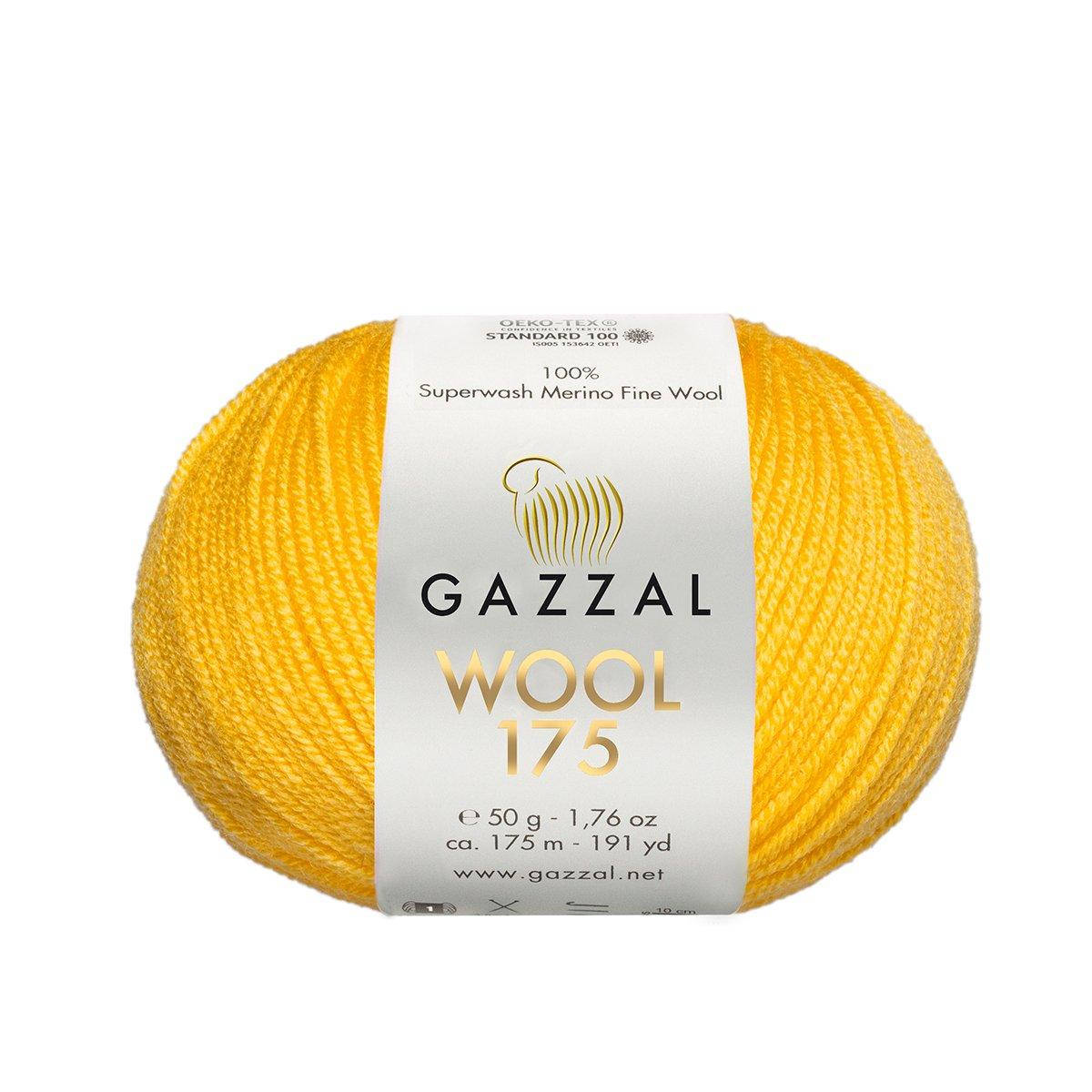 Gazzal Wool 175 (Газзал Вул 175) № 312 темно желтый (Пряжа мериносовая, нитки для вязания)
Gazzal Wool 175 (Газзал Вул 175) № 312 темно желтый (Пряжа мериносовая, нитки для вязания)