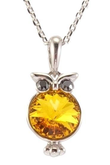 Кулон Xuping Родий с кр-ми Swarovski на цепочке "Сова с кристаллом Tangerine" дл. 39-44,5см х 1мм
Кулон Xuping Родий с кр-ми Swarovski на цепочке "Сова с кристаллом Tangerine" дл. 39-44,5см х 1мм