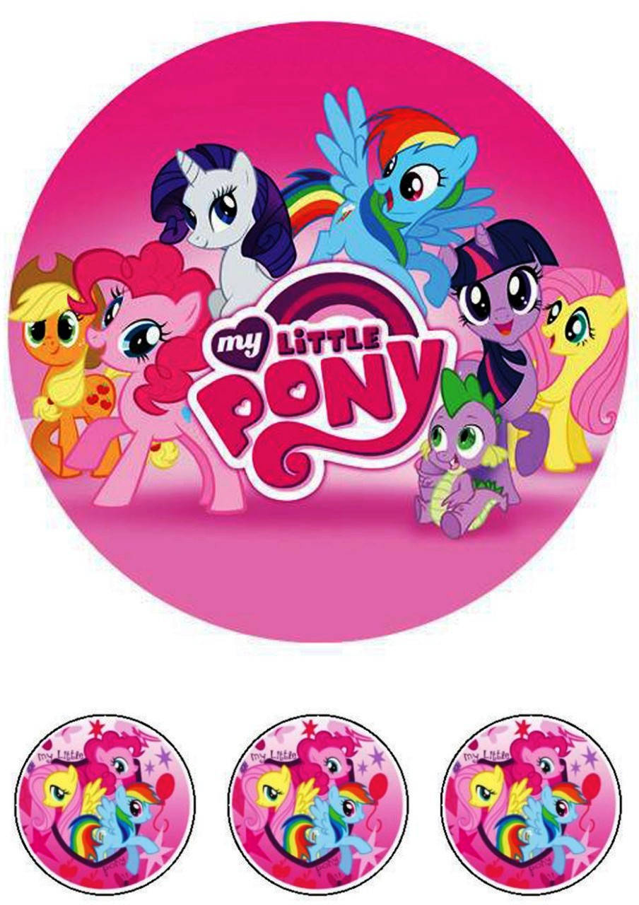 Вафельная картинка на торт "Маленькие Пони / Little Pony" (на листе А4)- Малнькие Пони (1+3) Малиновый, Одна
Вафельная картинка на торт "Маленькие Пони / Little Pony" (на листе А4)- Малнькие Пони (1+3) Малиновый, Одна