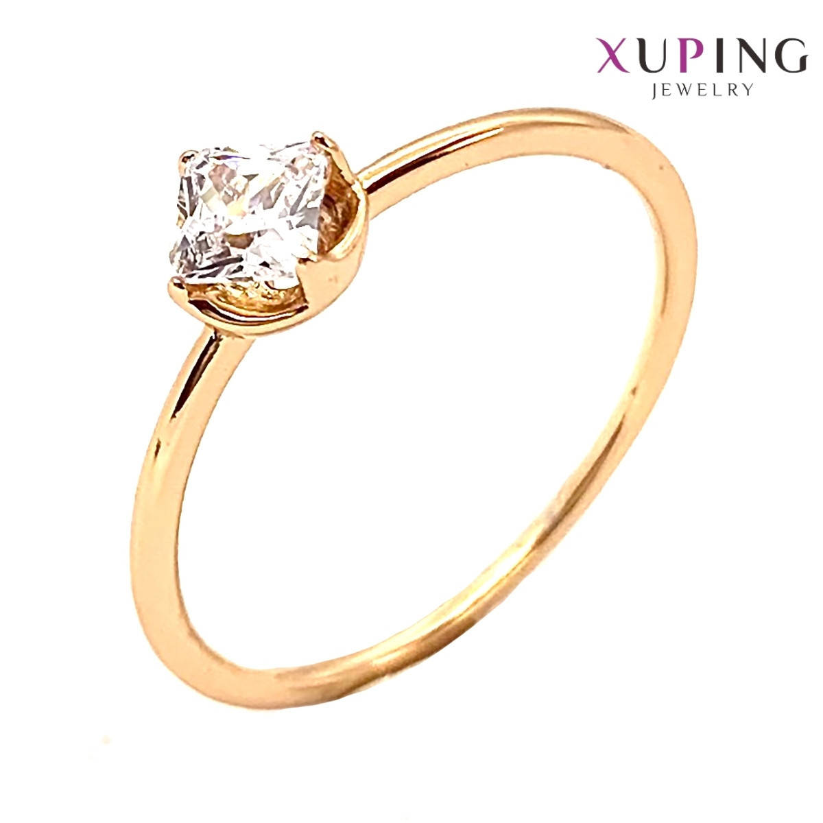Кольцо Xuping, белые фианиты (куб. цирконий), ширина 5 мм, вес 2 г, позолота 18K, ХР01413 (16)
Кольцо Xuping, белые фианиты (куб. цирконий), ширина 5 мм, вес 2 г, позолота 18K, ХР01413 (16)