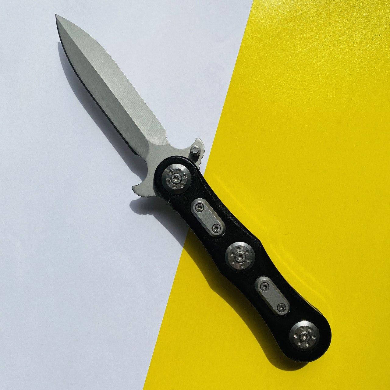 Складной карманный туристический нож для рыбалки и охоты BexShop с клипсой (33000-KNF), Черный
Складной карманный туристический нож для рыбалки и охоты BexShop с клипсой (33000-KNF), Черный