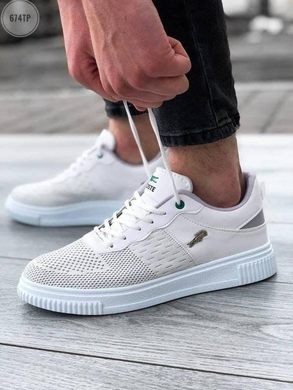 Мужские кроссовки Lacoste White Обувь для мужчин кеды Лакоста белые летние легкие сеточка пресс кожа 40, Белый
Мужские кроссовки Lacoste White Обувь для мужчин кеды Лакоста белые летние легкие сеточка пресс кожа 40, Белый