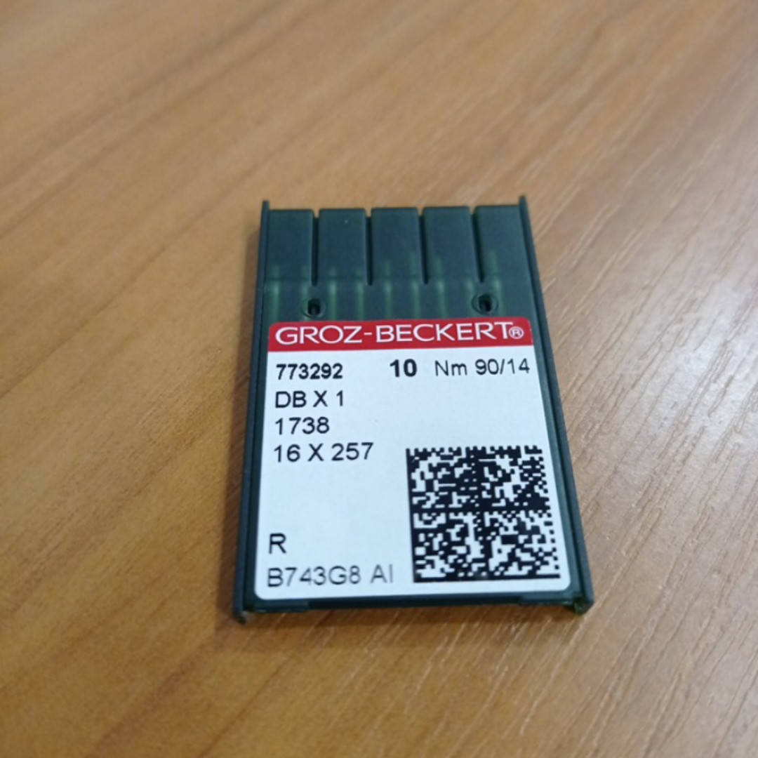 Groz Beckert DB*1 R №90 универсальные иглы для швейных машин челночного стежка, для лёгких и средних тк
Groz Beckert DB*1 R №90 универсальные иглы для швейных машин челночного стежка, для лёгких и средних тк