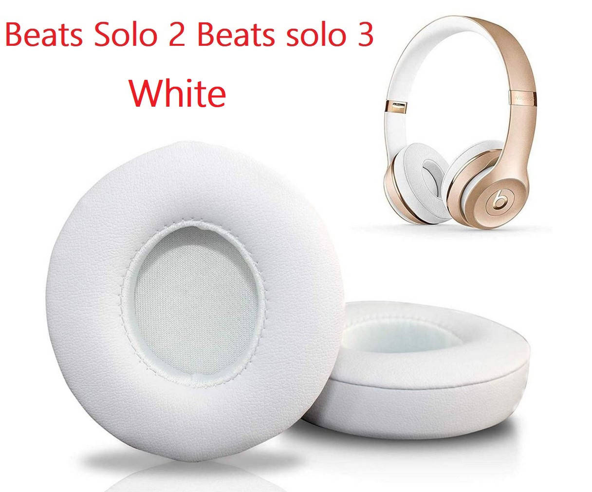 Амбушюры для наушников Beats by Dr Dre Solo 2.0 On-Ear Beats by Dr Dre Solo 3.0 Wireless Цвет Белый White
Амбушюры для наушников Beats by Dr Dre Solo 2.0 On-Ear Beats by Dr Dre Solo 3.0 Wireless Цвет Белый White