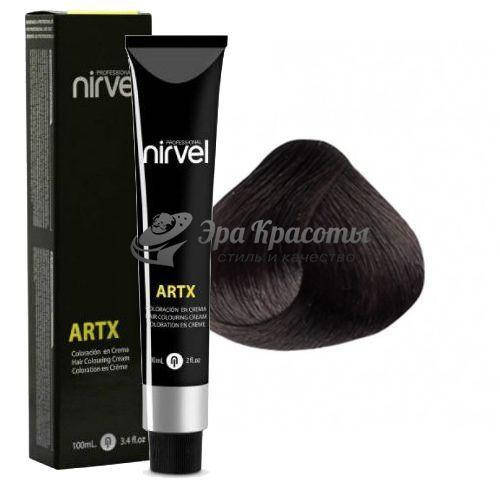 Крем-краска для волос 5/12 Светлый коричневый пепельный жемчужный Artx Nirvel Professional, 100 мл
Крем-краска для волос 5/12 Светлый коричневый пепельный жемчужный Artx Nirvel Professional, 100 мл