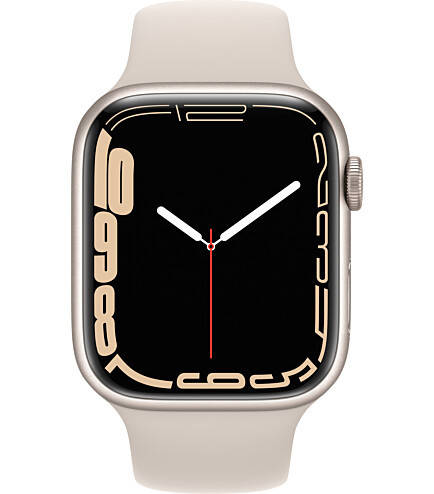 Apple Watch Series 7 GPS 45mm Starlight Aluminium Case with Starlight Sport Band (MKN63)
Apple Watch Series 7 GPS 45mm Starlight Aluminium Case with Starlight Sport Band (MKN63)